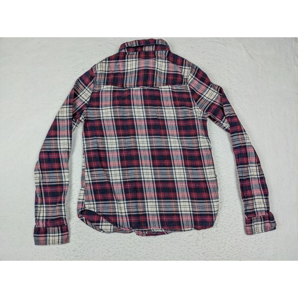 Dizzy Lissy Shirt Womens S Plaid Flannel Button Red Black Cotton - Picture 10 of 10